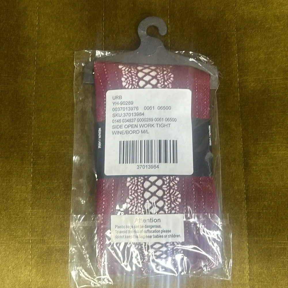 Urban Outfitters Out From Under side open work tights size M/L NWT